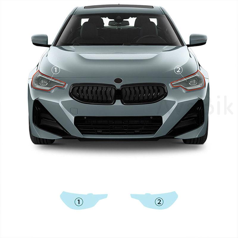 PPF For BMW 2Series Coupe M240i M220i M230i Tpu Transparent Protective Car Front Headlight Film Rearview Mirror Film Car Sticker