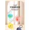 Kids Glowing Pull Whistle Ball Rotating Flash Flywheel Creative Decompression Toy For Boys Girls
