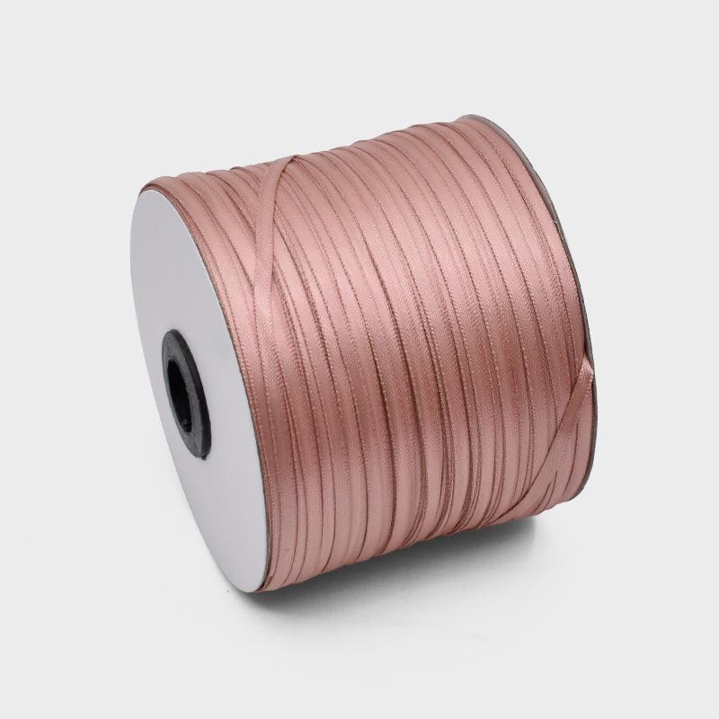 0.3cm Encrypted Polyester Satin Ribbon for Clothing and DIY Accessories