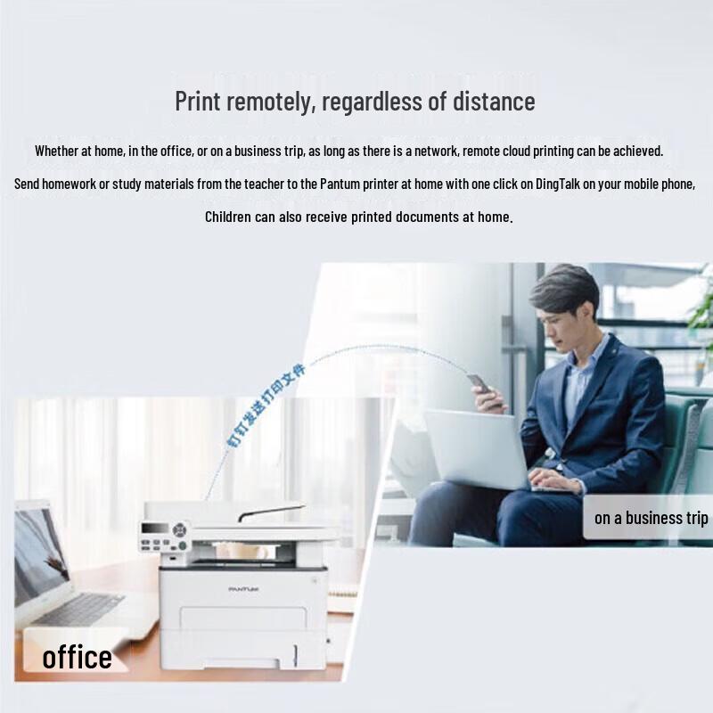 PANTUM M7170DW A4 Monochrome Laser All-in-One Printer CN Plug (adapter Included)