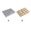 Velour Linen Bracelet Box Watch Stud Tray 12 Grid Plate with Pillow Home Organization Jewelry Multifunction Case