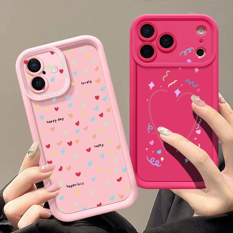 Pin Love Queen Print Case For iPhone 17 Pro Max Case iPhone 16 15 14 13 Pro Max 11 17e 16e Shockproof Bumper Soft Silicone Phone Cover Cases
