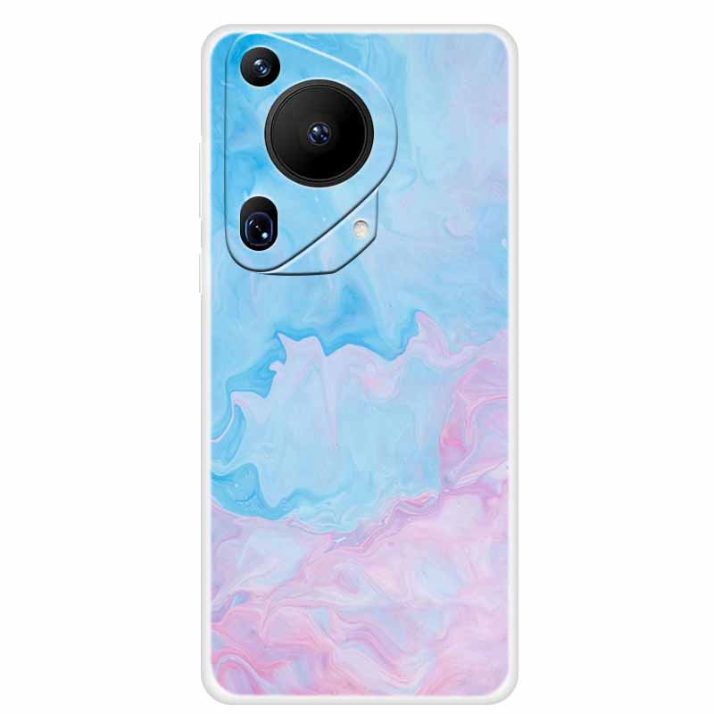 For Huawei Pura 70 Case Marble TPU Soft Transparent Silicone Back Covers For Huawei Pura 70 Ultra Case 70ultra Cool Pura70 Pro+