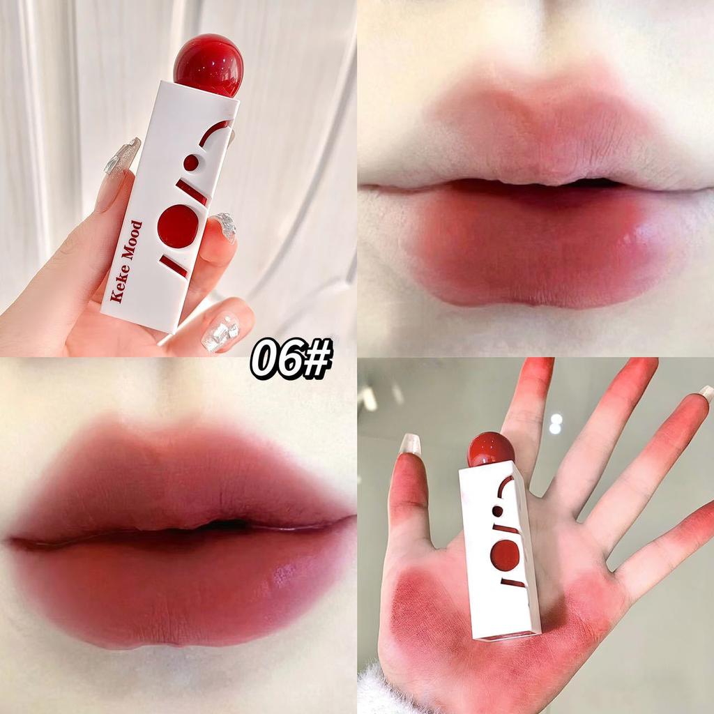 Pure Desire Cream Square Lip Glaze Matte Velvet Matte Non-fading Whitening Lipstick