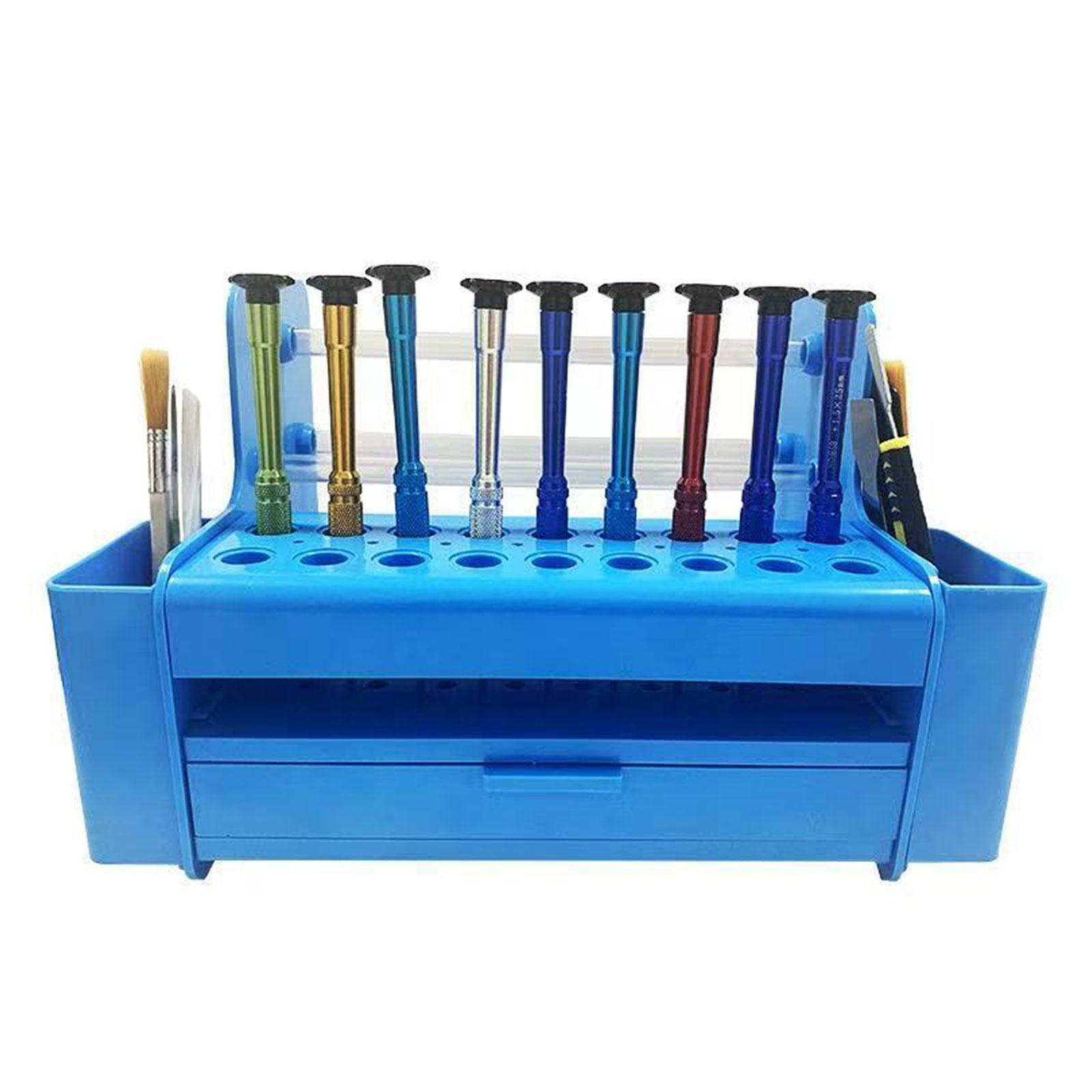 

MultiFunctional Repair Tool Organizers Box With Multilayer Compartments NonSlip Base For Professional Technicians