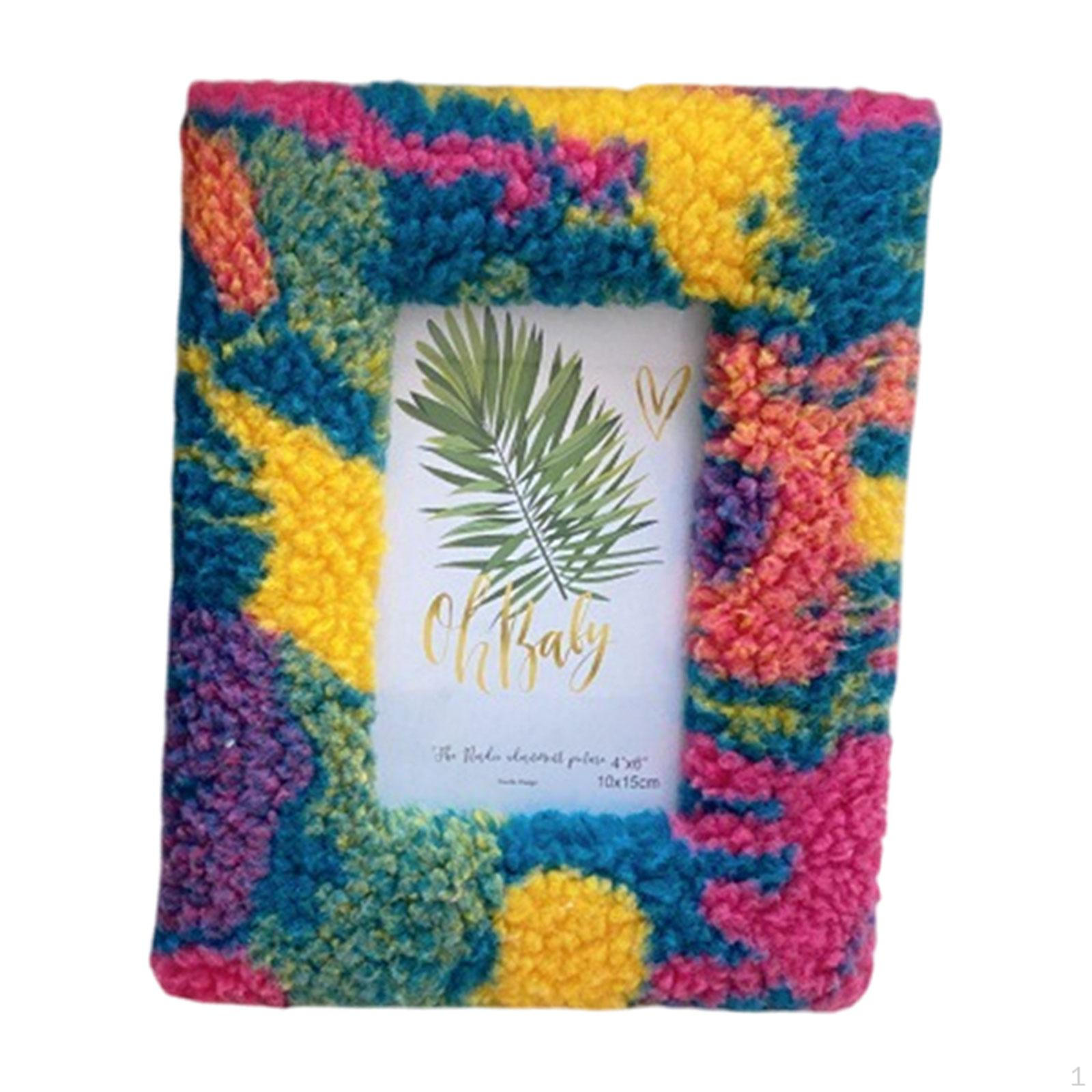 

Рамка для фотографий ручной работы, бархатный держатель для книжной полки и семейных событий 18.5x23.5cm