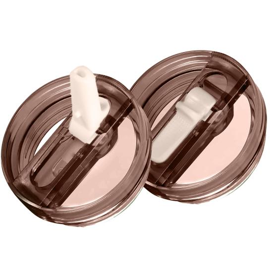 Flip Straw Lid for 40 Oz Tumbler Leak Proof Replacement BPA-Free Reusable Cup Lid for Water Juice Milk Tea