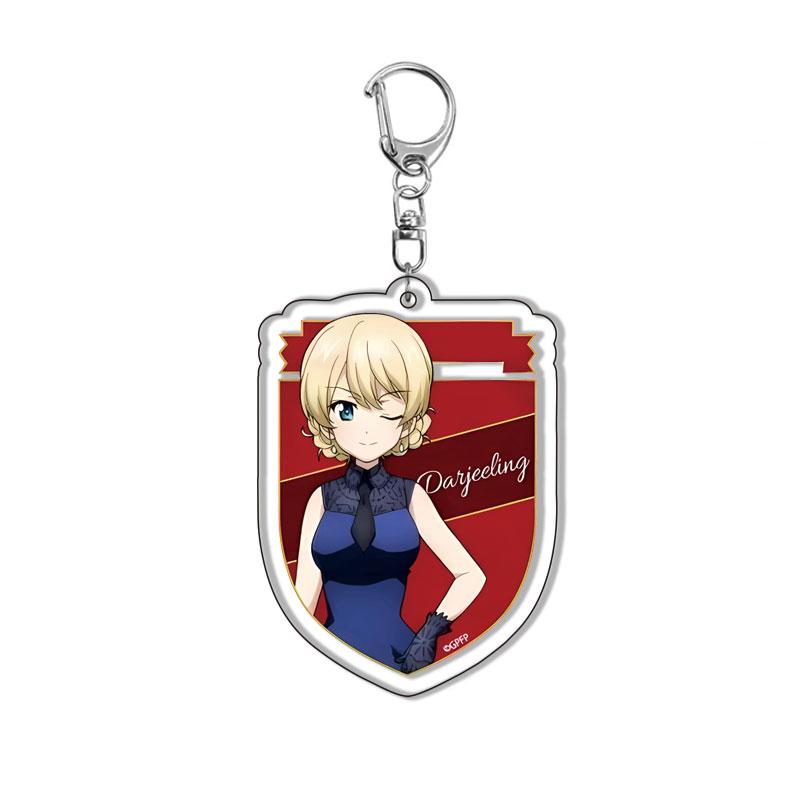 

Girls And Panzer Anime Keychain For Nishizumi Miho Saori Takebe Isuzu Hana Akiyama Yukari Reizei Mako 6 cm