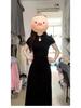 2025 Petite Black Cheongsam: Stylish Slimming Chinese-Style Summer Dress