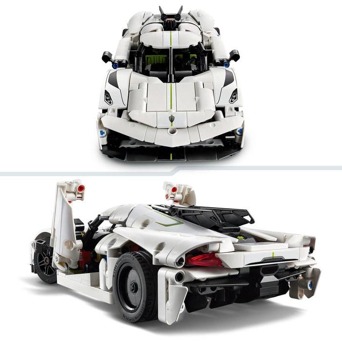 LEGO Technic Koenigsegg Jesko Absolut Hypercar <White> 42184, Ages 10+