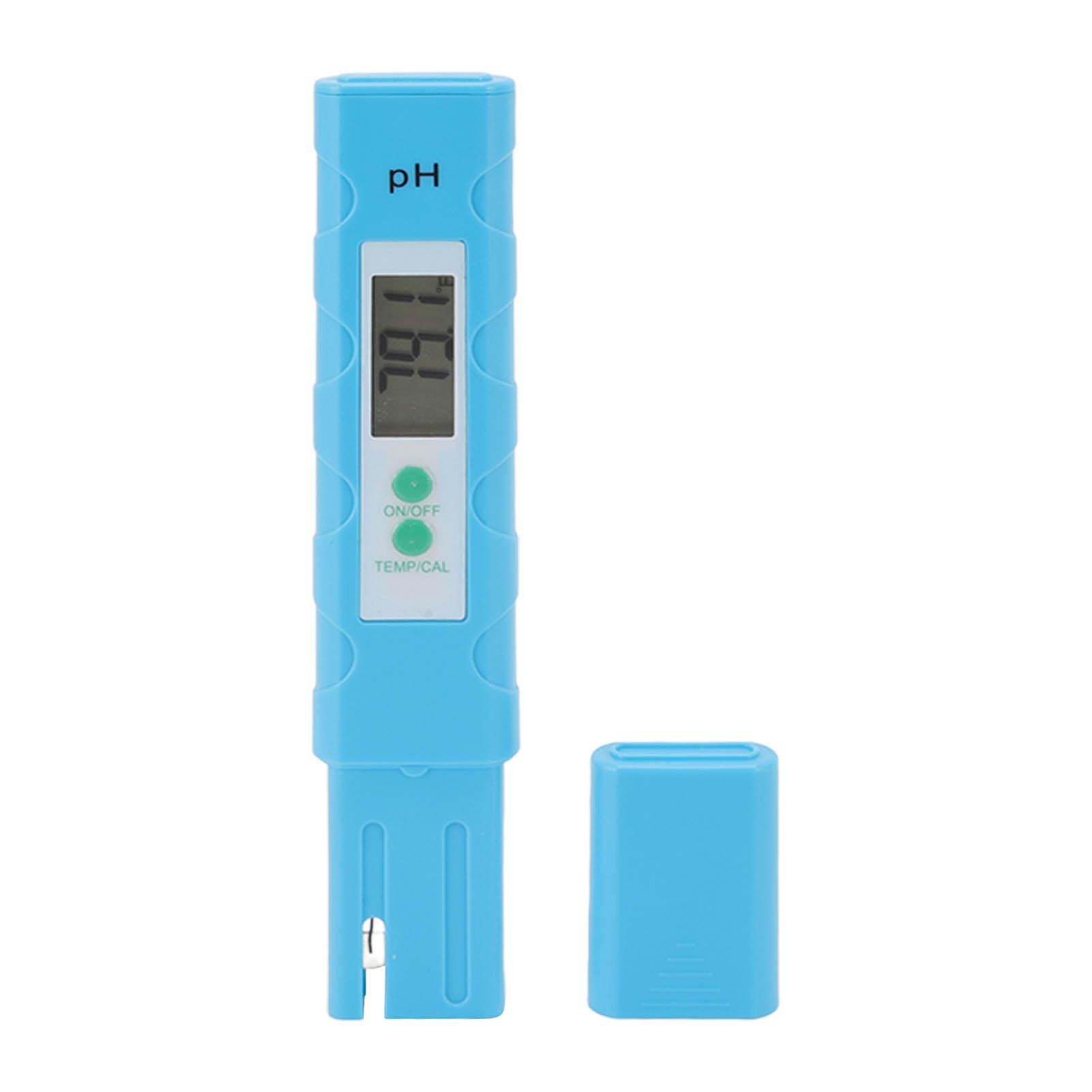 

PH Meter Light Blue Portable High Accuracy with Temperature Aquarium Swimming Pool Acid Alkali Digital PH Test Pen