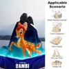 1pc, Bambi Deer Print Blanket Home Decor, Couch Throw, Outdoor Blanket, Gift for Friends, Coverlet Suitable for Bedroom