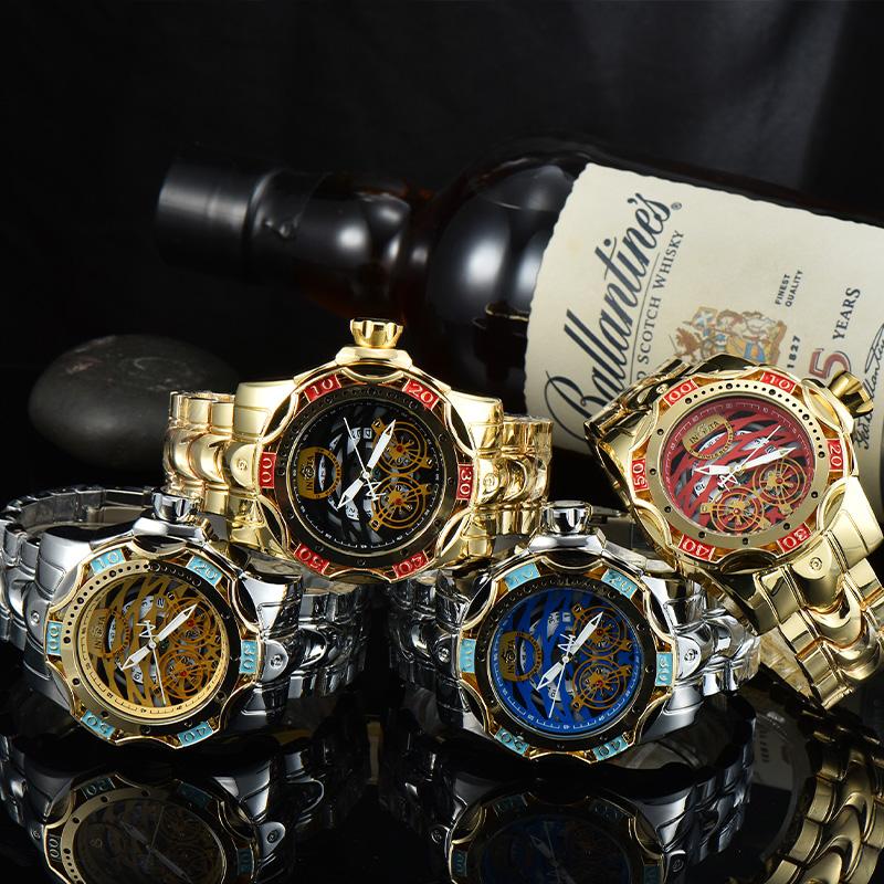 

Часы для мужчин Кварцевые повседневные модные часы Мужские спортивные часы Мужские модные часы из нержавеющей стали