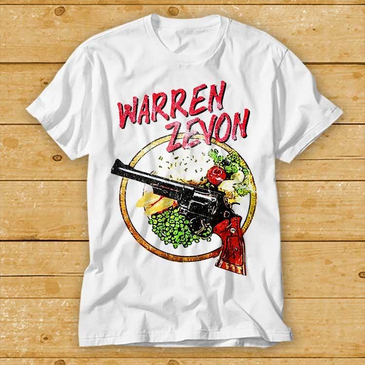 

Warren Zevon T Shirt Music Blues Rock Gift London Unisex Style Top Tee 2112 2XL