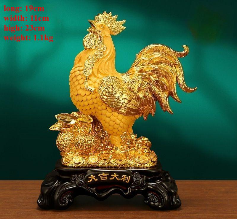 Lucky Rooster Zodiac Chicken Entrance Porch TV Wine Cabinet Living Room Decorations