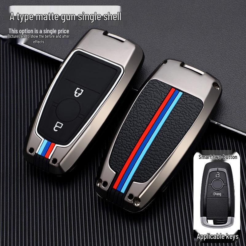 2020 Ford Escape & 2022 Mondeo Edge Two-Button Car Key Case