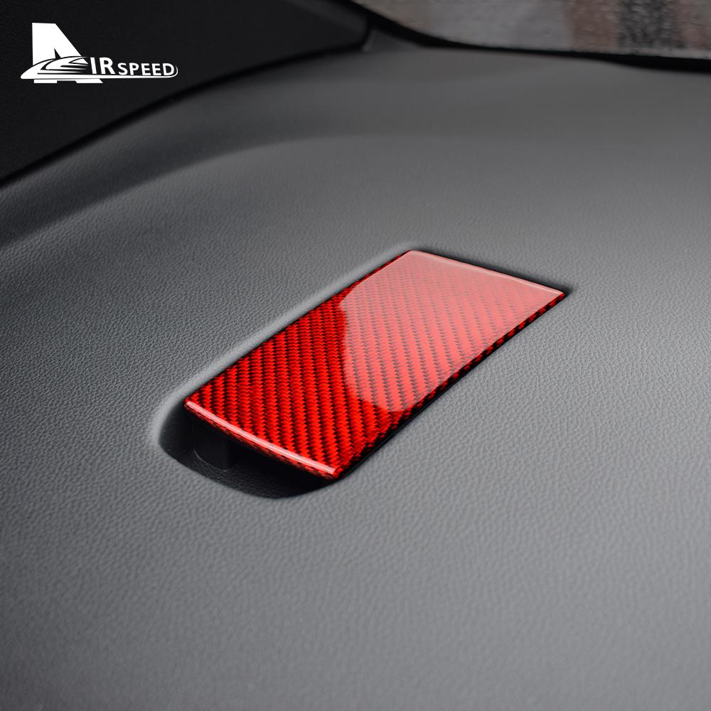 Real Hard Carbon Fiber Sticker For Subaru WRX 2022 2023 Car Rear Child Seat Hook Plate Dry Carbon Interior Cover Accessories