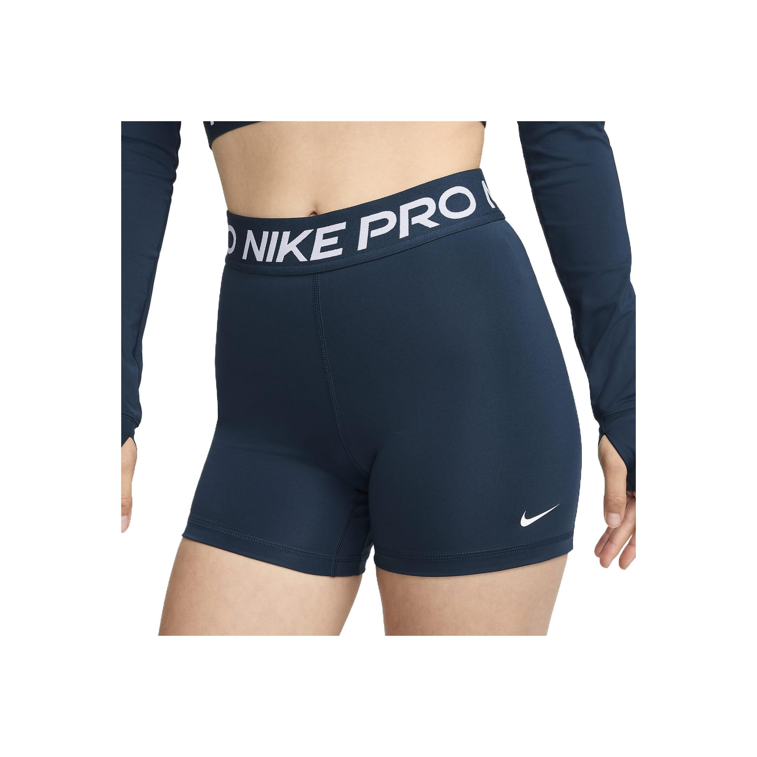 Nike Pro 365 Moisture-Wicking Letter Print Tight Sports Shorts Women shorts Blue CZ9831-478 XS