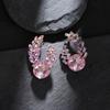 Fashion Alloy Geometric Earrings With Rhinestones For Women Fall