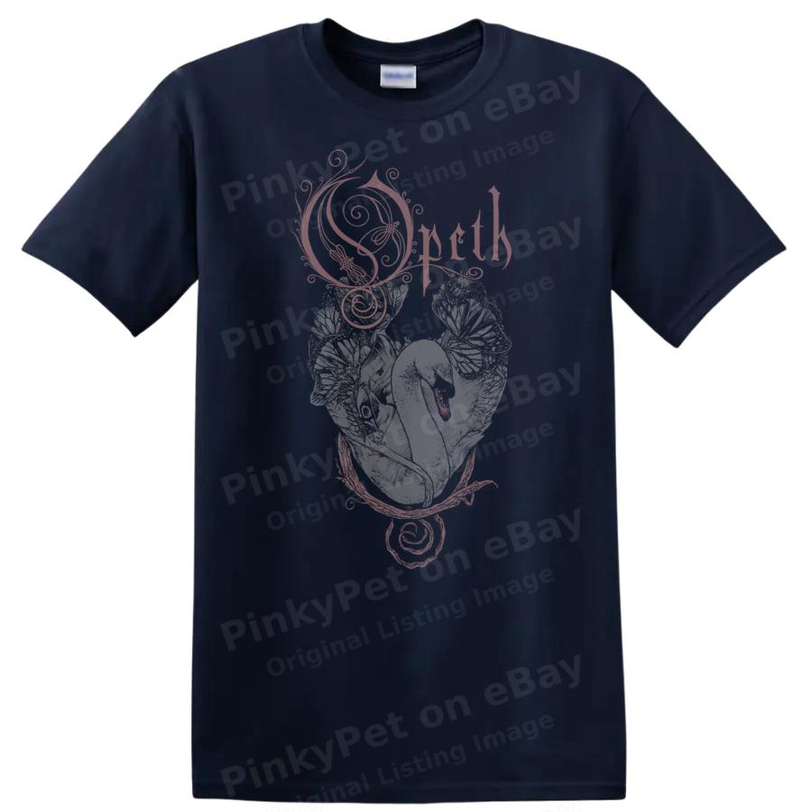 Opeth Swan Art T Shirt Vintage Style Design Artistic Graphic Tee