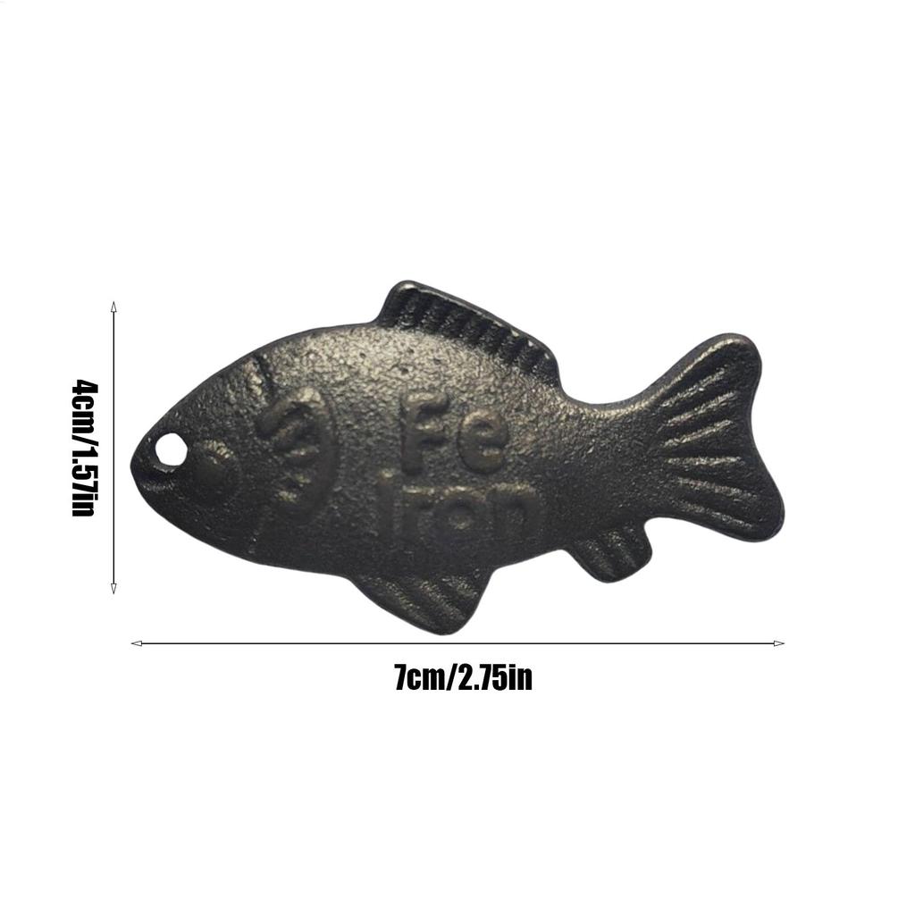 2 Pieces Iron Fish Natural Source Of Iron Fish Effective Reusable Kitchen Accessories For Deficiency Children Vegetarians