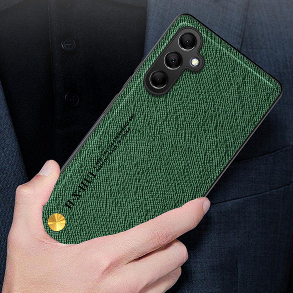 For Samsung Galaxy S25+ Case Cross Texture Leather+TPU Phone Cover Support Magnetic Car Holder