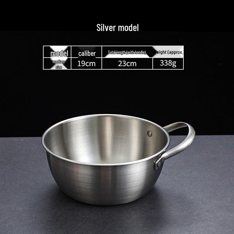 

Stainless Steel Mixing Bowl with Handle