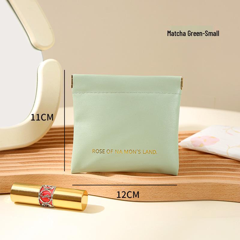 High-Value Portable Storage Bag for Cables, Lipstick, Cosmetics, and Glasses with Automatic Closure