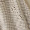 ZANZEA Women Plaid Print Casual Round Neck Sleeveless Dress