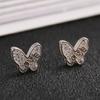 Earrings for Women Niche Ins Design Butterfly Earrings New Trendy Autumn and Winter Earrings Exquisite and High-end