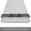 4PCS Simple License Plate Holder Frameless License Plate Bckle New License Plate Frame  for Car