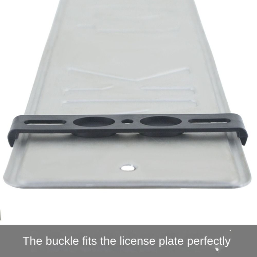 4PCS Simple License Plate Holder Frameless License Plate Bckle New License Plate Frame  for Car