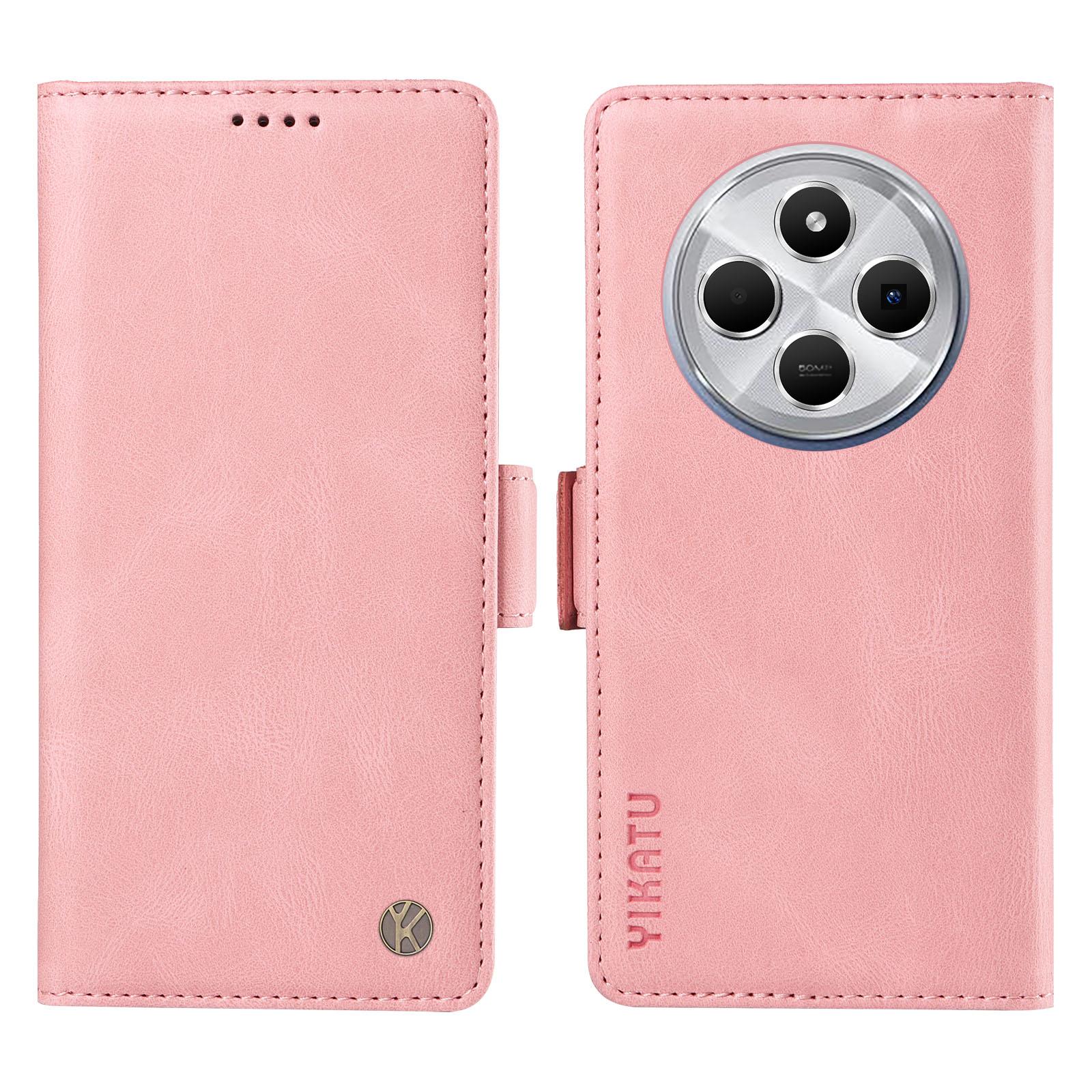 

YIKATU YK-005 For Xiaomi Poco C75 4G/Redmi 14R 5G/14C 4G Case PU Leather Wallet Phone Cover Skin Touch Feeling G