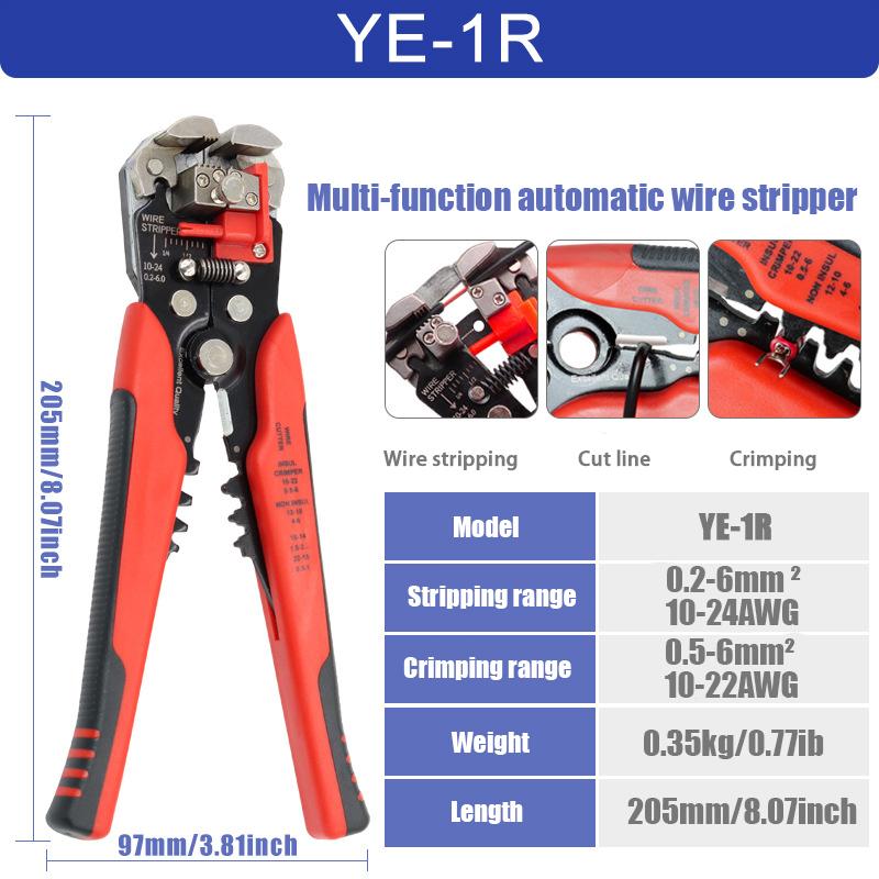 Multi-function Wire Pliers Multi-color Optional Stripping Pliers Cable Stripping Pliers Electrician Manual Stripping Pliers