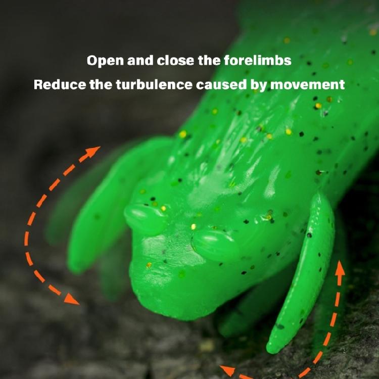 5pcs Frogs Crankbait Lures 3.7cm/4.7cm Topwater Frogs Lures Soft Frogs Baits Swimbait Artificial Fishing Lures with Hook