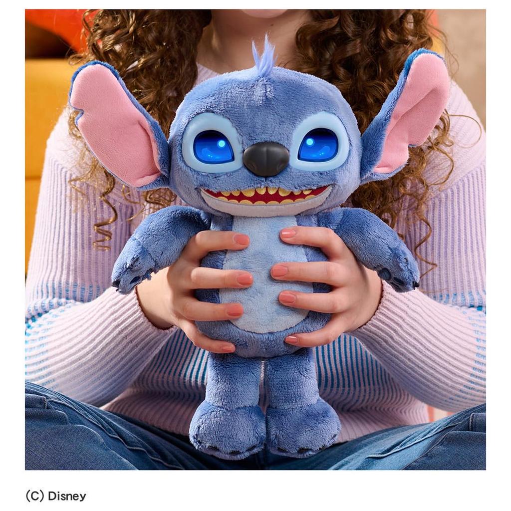 TAKARA TOMY Disney Lilo Stitch Animation Interaktives Plüschtier Stitch & Eye!