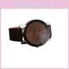 Stylish Pattern Pu Leather Strap Fashion Watch For Couples Men Women Students