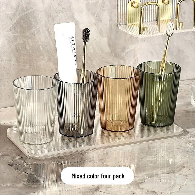 Couple's Toothbrush & Mouthwash Holder Set