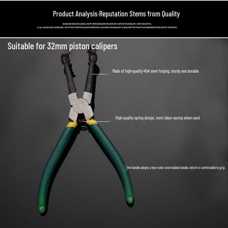 Univerzální stlačovač a montážní nástroj pístních kroužků s kleštěmi