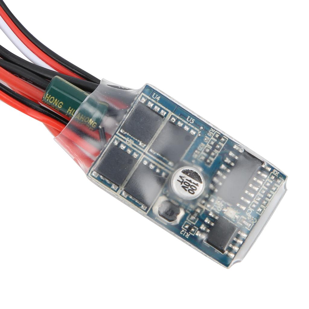 30A ESC Brushed ESC Motor Electric Speed Controller with Brake for RC Car Boat Model