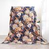 Floral Gauze Cotton Towel Blanket, Sofa Towel With Tassel, Bedspread, 150*200 Cm, 200*230 Cm, Delicate