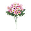 Fun Decor Mums , Artificial Sunset Mums , Artificial Outdoor Sunset Mums Flowers - UV Resistant , Waterproof , Windproof , Fake Fall Flower