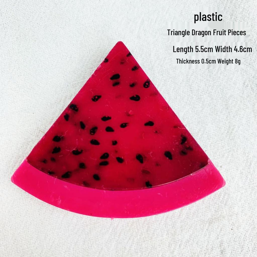Simulation Fruit Models: Lemon, Orange, Strawberry, and Watermelon Slices for Decoration & Photography Props