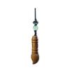 Green Sandalwood Wenchang Brush Pendant Keychain - Unisex Gift Ornament