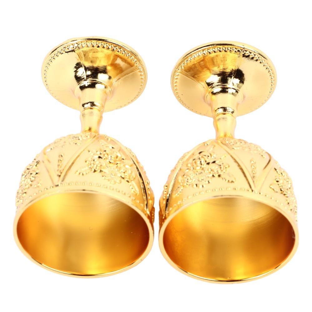 Zinc Alloy Wine Glass Gold Chalice Goblet Goblets & Chalices Shot Glass  For Wedding