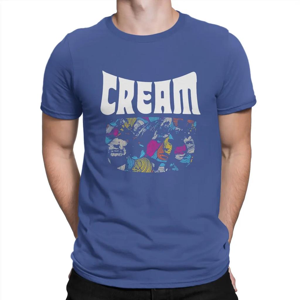 One Of The Earliest Super Rock Bands TShirt Cream O Neck Tops Fabric T Shirt Humor Top Quality Gift Idea Unisex