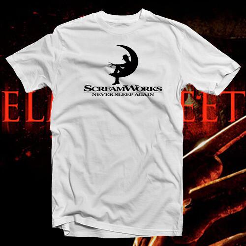 Scream Works ХЛОПКОВАЯ ФУТБОЛКА Фредди Крюгер Кошмар на улице Вязов Воины сна Унисекс Футболка M