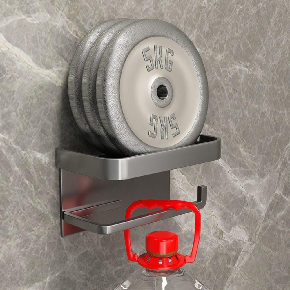 No Drill Tissue Holder Wall Mounted Storage Shelf Toilet Paper Holder Bathroom Accessories