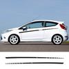 Car Door Side Waist Line Stripes Decals Racing Stripes Vinyl Sticker Accessories For Ford Fiesta MK7 3 Door 2008 - 2017 ST200
