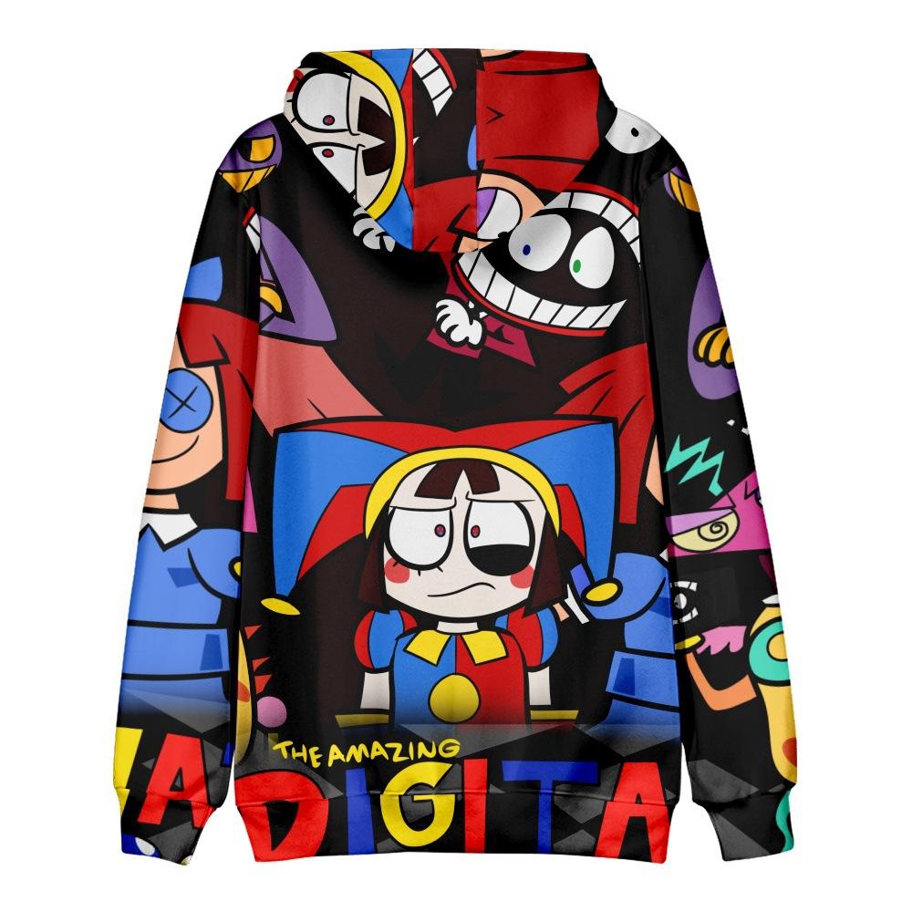 Der Erstaunliche Digitale Zirkus Hoodies Herbst Winter Langarm Unisex Harajuku Pullover Streetwear Kleidung Sweatshirt